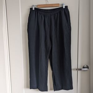 Linen rayon silk oversized casual pants M-XL